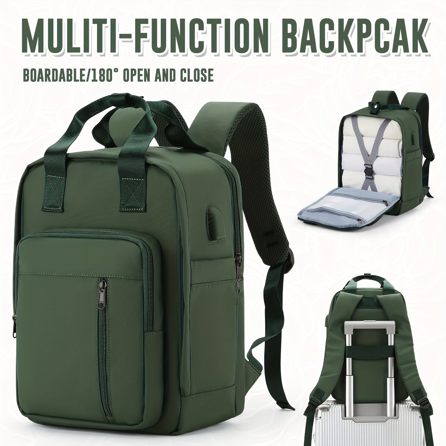 Sac à Dos de Voyage 40×30×20 cm – Approuvé Ryanair