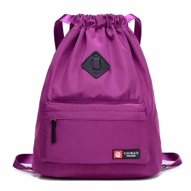 Sac de sport étanche à cordon multipoches grande capacité