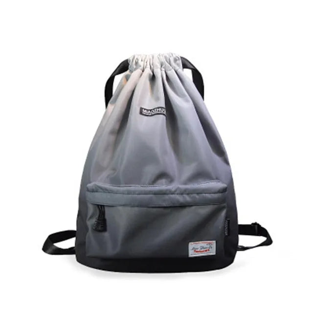 Sac de sport étanche à cordon multipoches grande capacité