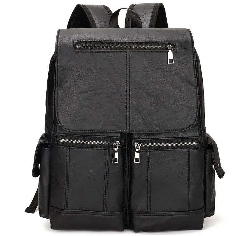 Sac à dos multifonction en similicuir imperméable