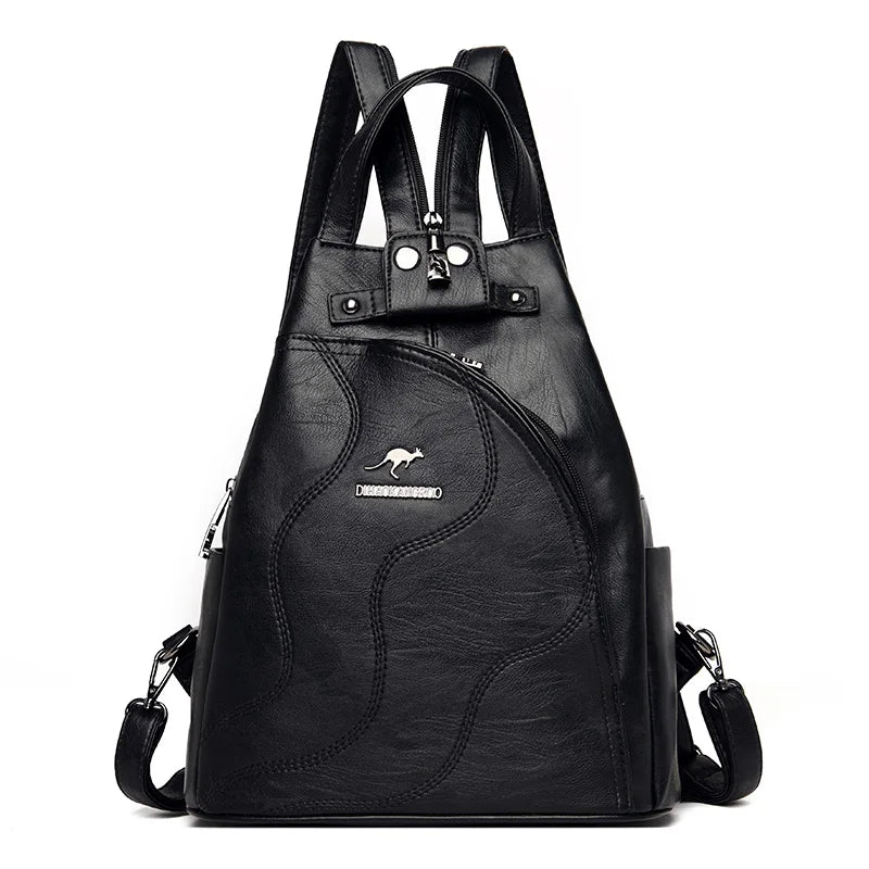 Sac à Dos Femme Élégant en Cuir PU