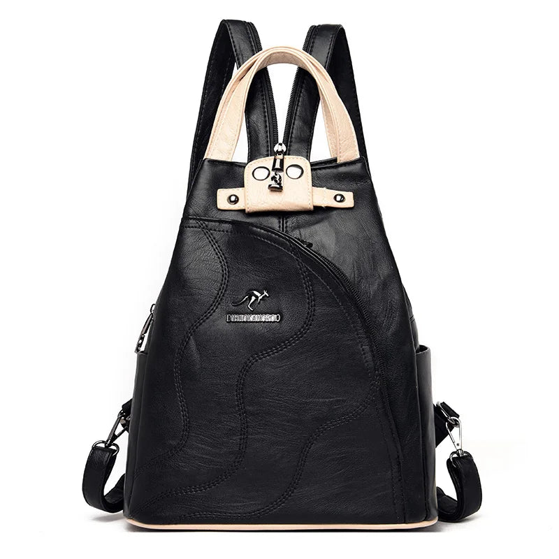 Sac à Dos Femme Élégant en Cuir PU