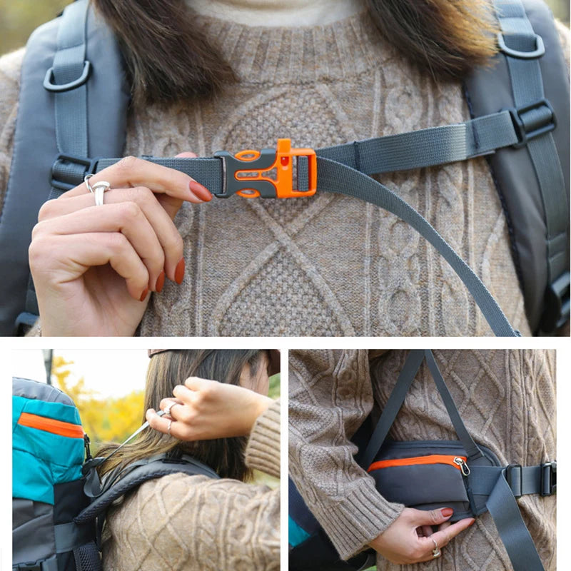 Sac de Randonnée 65L Étanche avec Système d’Hydratation