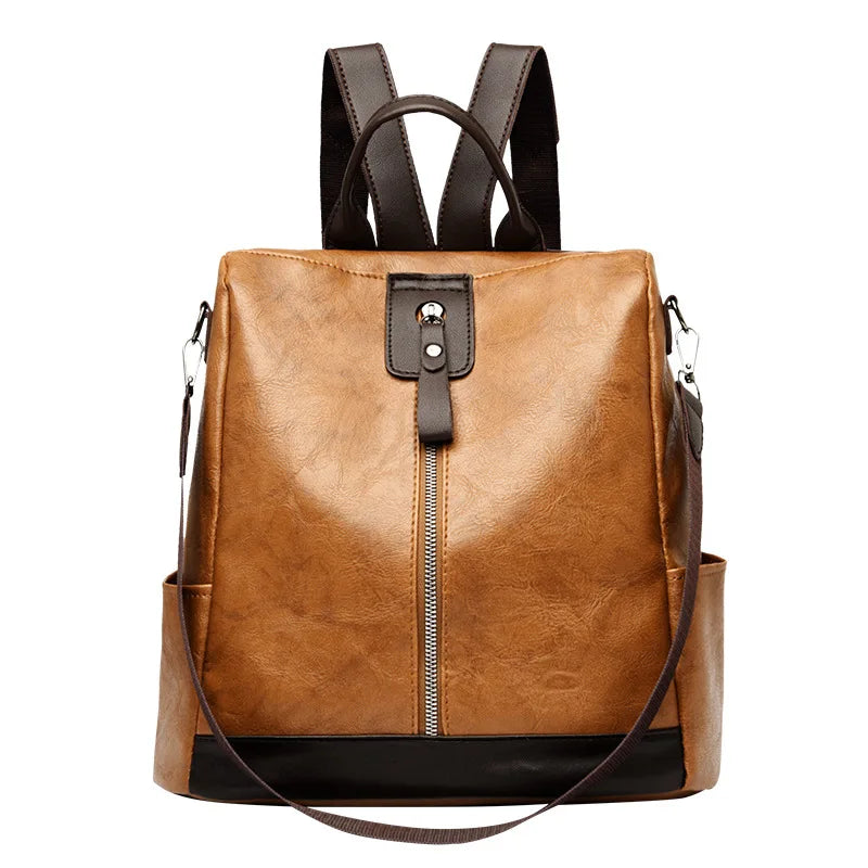 Sac à dos femme cuir PU anti-vol grande capacité