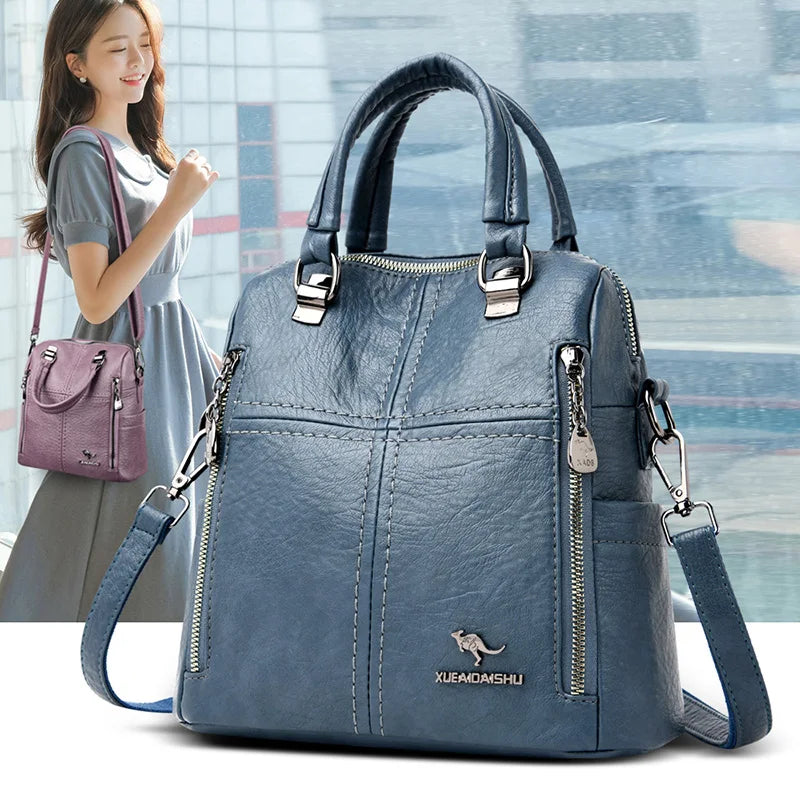 Sac à main multifonction femme en cuir PU