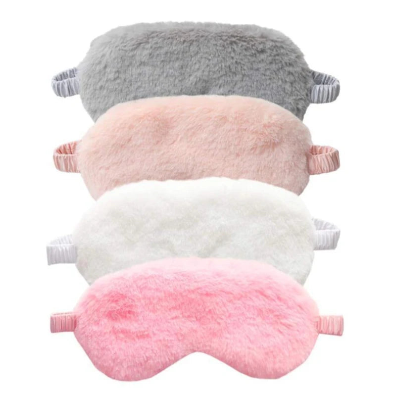 Masque de sommeil doux en peluche