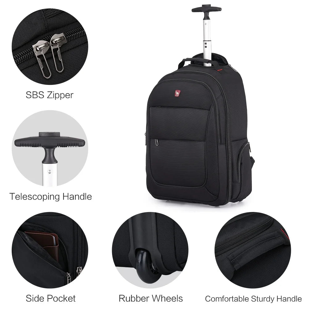 Sac à Dos Trolley OIWAS – Voyage & Ordinateur 15,6’’