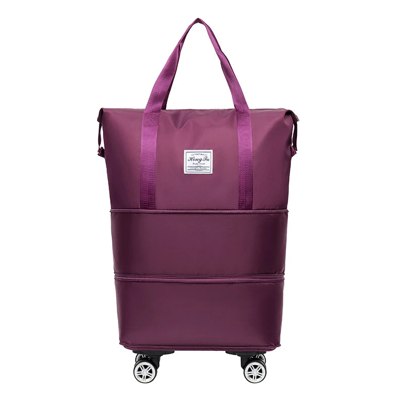 Sac de Voyage Extensible à Roulettes Grande Capacité