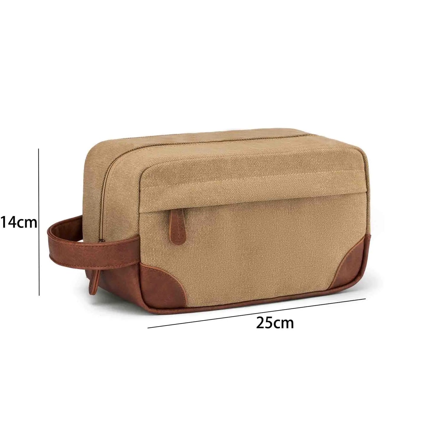 Trousse de toilette en toile multi-fonction grande capacité