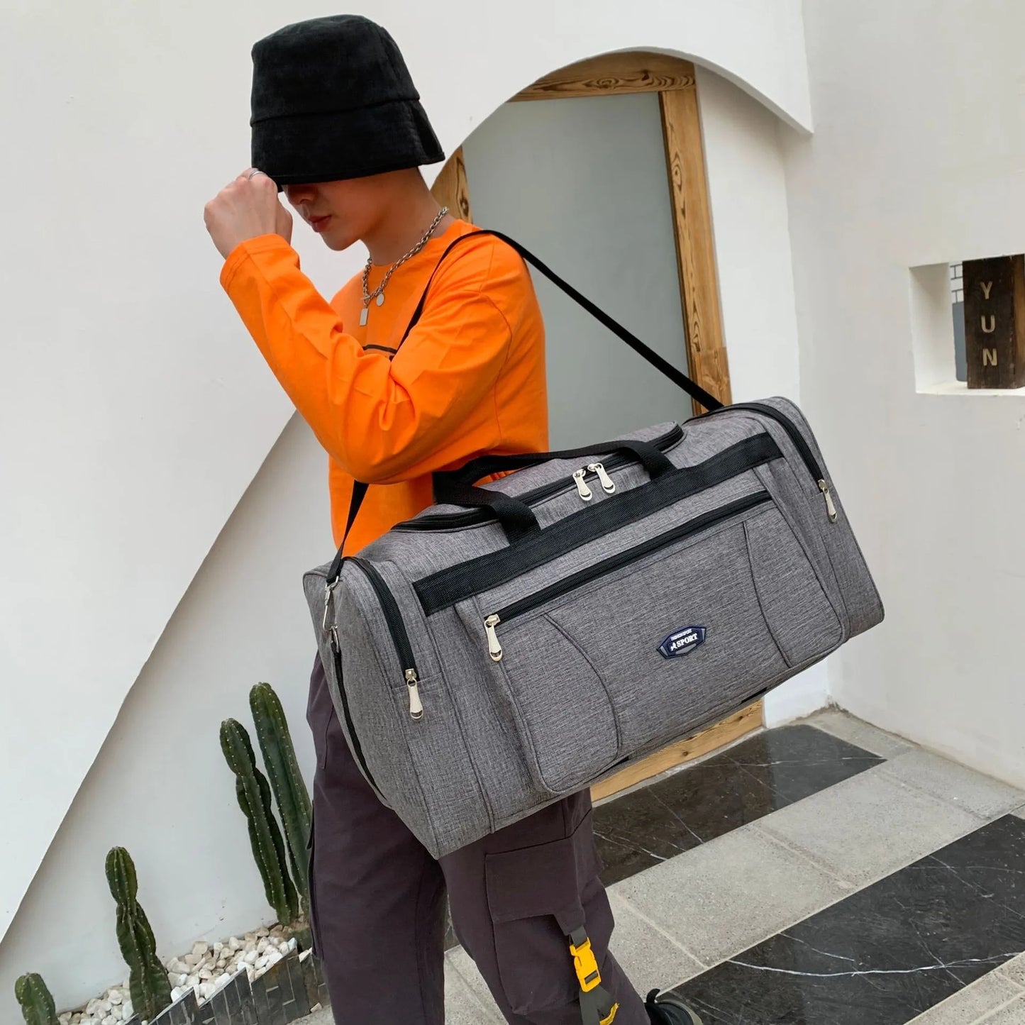 Sac de Voyage Homme Oxford Grande Capacité