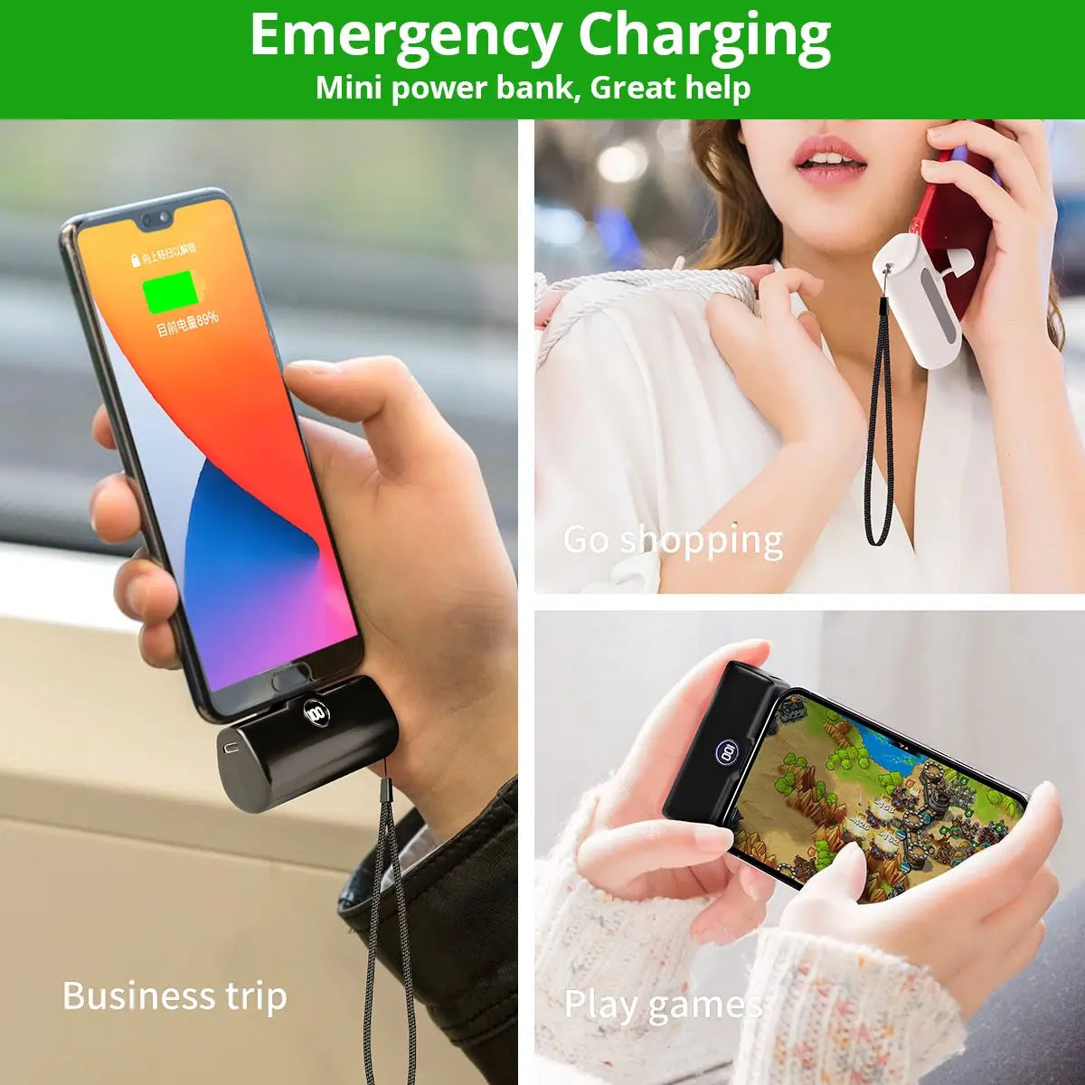 Mini Batterie Externe Liboer 5000mAh – Charge Rapide Compacte