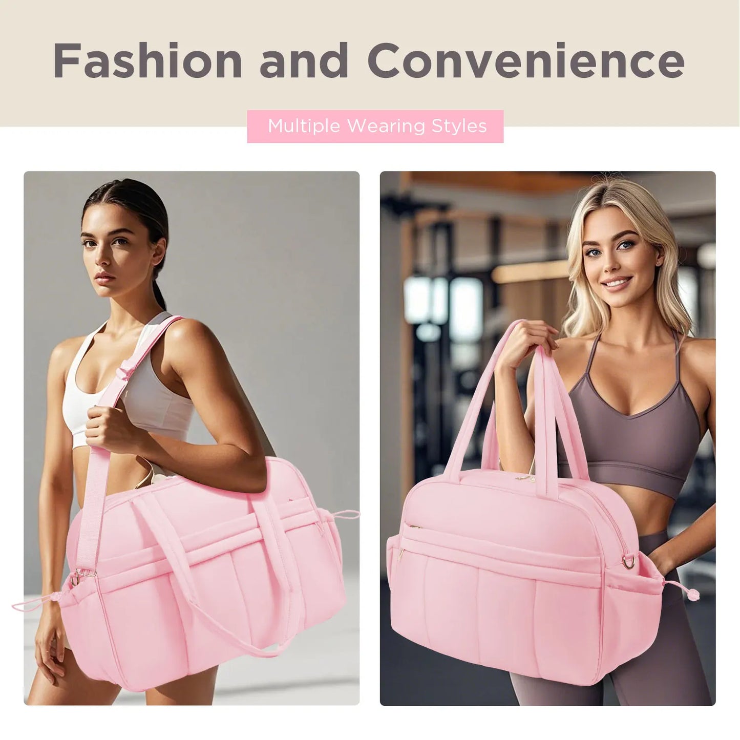 Sac de Voyage Cabine Femme Compartiment PC & Poches Multiples