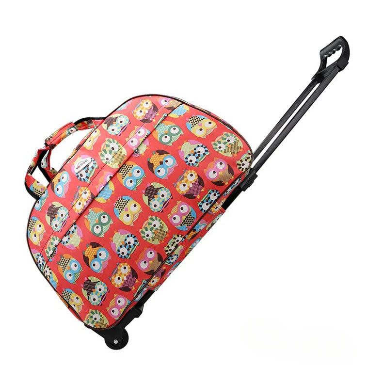 Valise Trolley 52 cm à roulettes – Sac de voyage unisexe