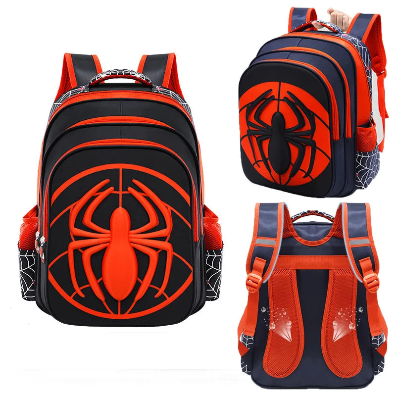 Sac à dos enfant Spider waterproof avec trousse assortie