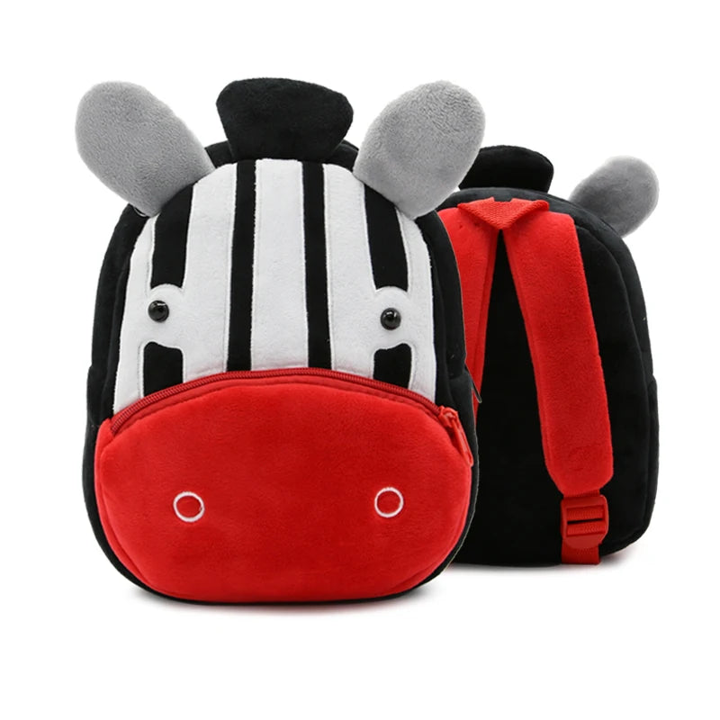 Sac à dos enfant animaux en peluche
