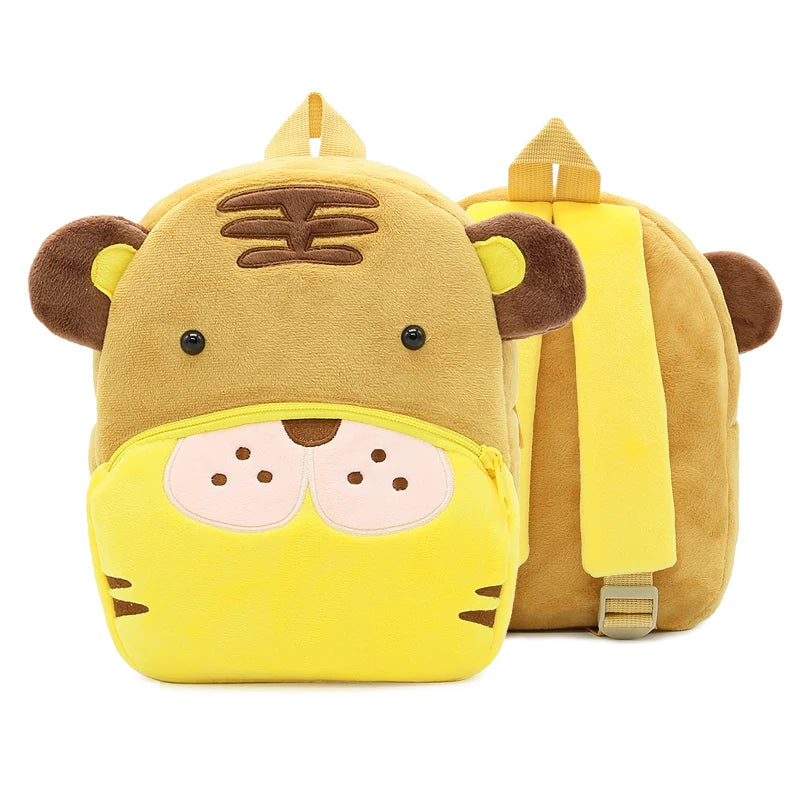 Sac à dos enfant animaux en peluche