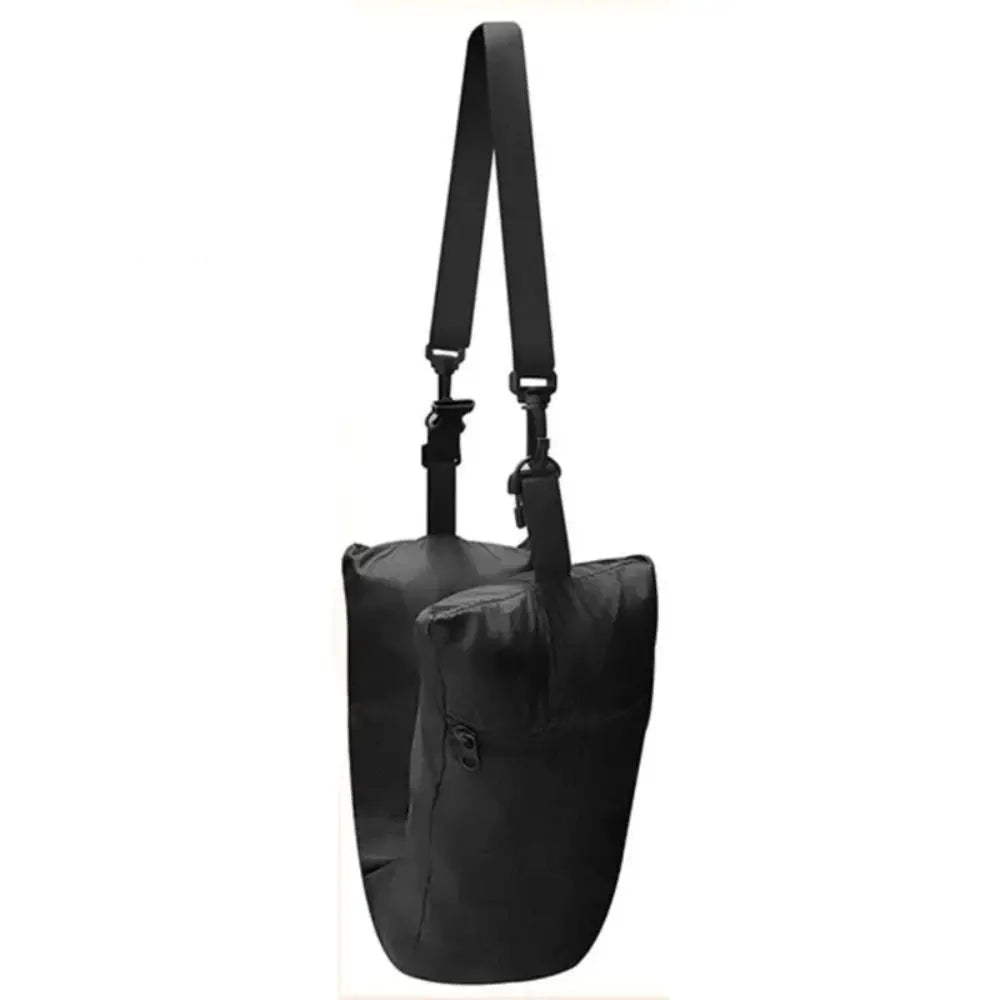 Oreiller de voyage remplissable en tissu lycra avec sac de transport