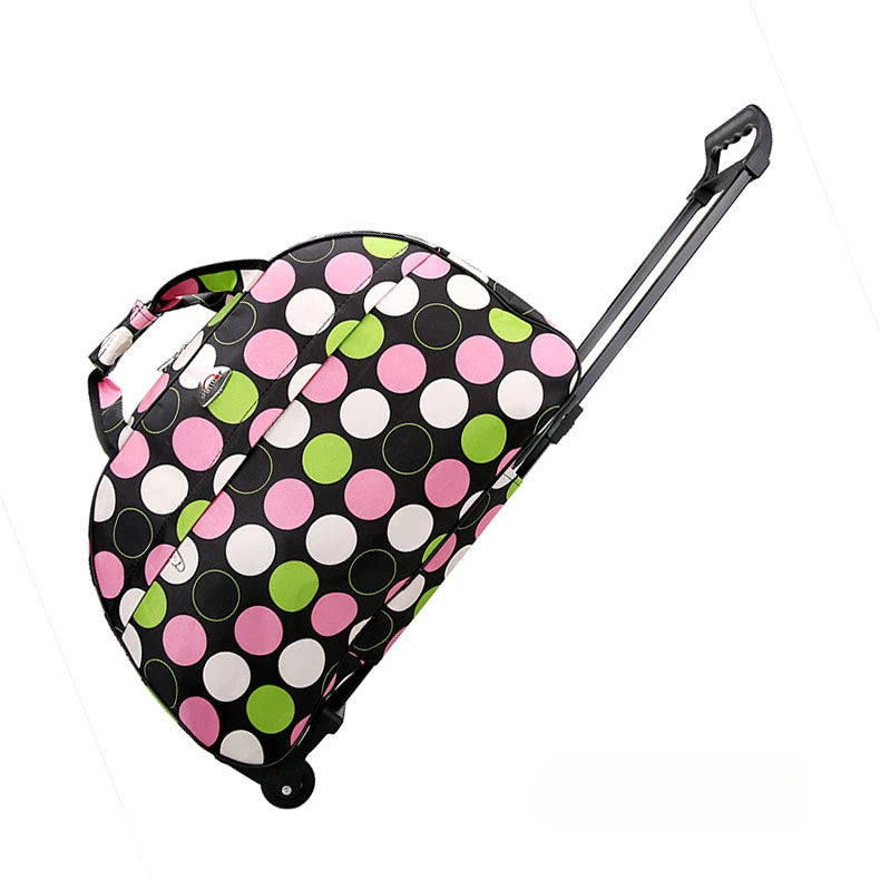 Valise Trolley 52 cm à roulettes – Sac de voyage unisexe
