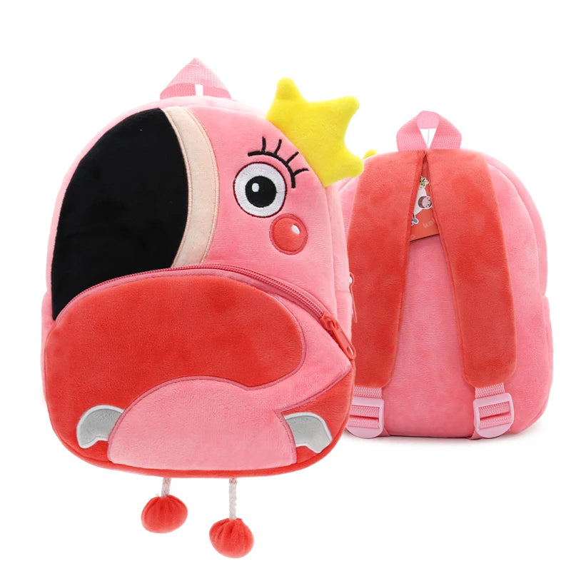 Sac à dos enfant animaux en peluche