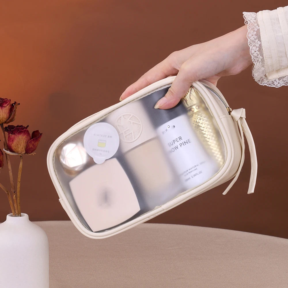 Trousse de Toilette Transparente Multifonction