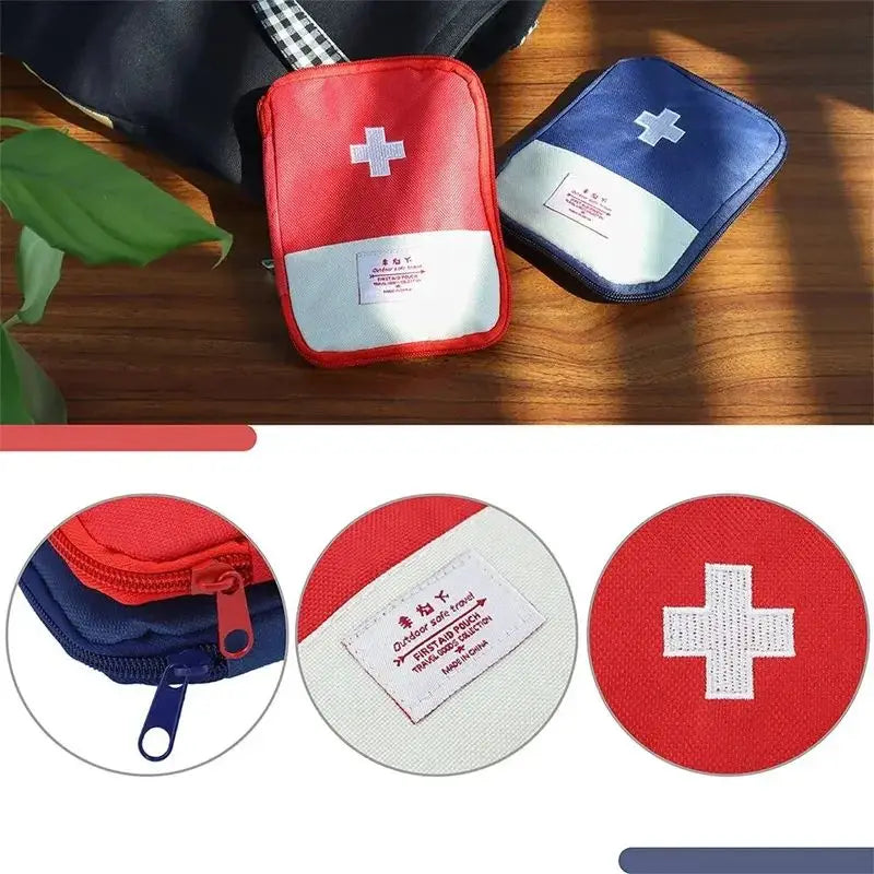 Pochette Médicale d’Urgence en Oxford – Trousse de Premiers Secours Portable