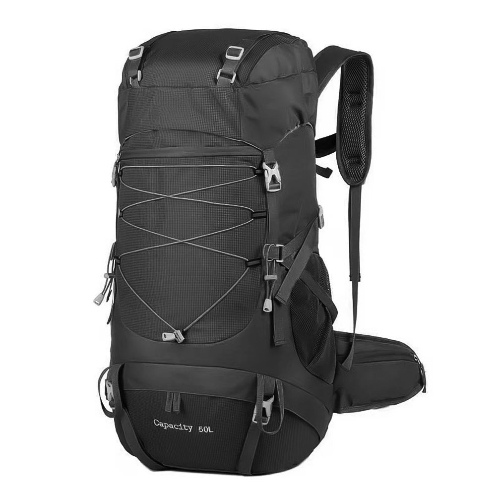 Sac à Dos de Randonnée 50L Étanche avec Housse de Pluie