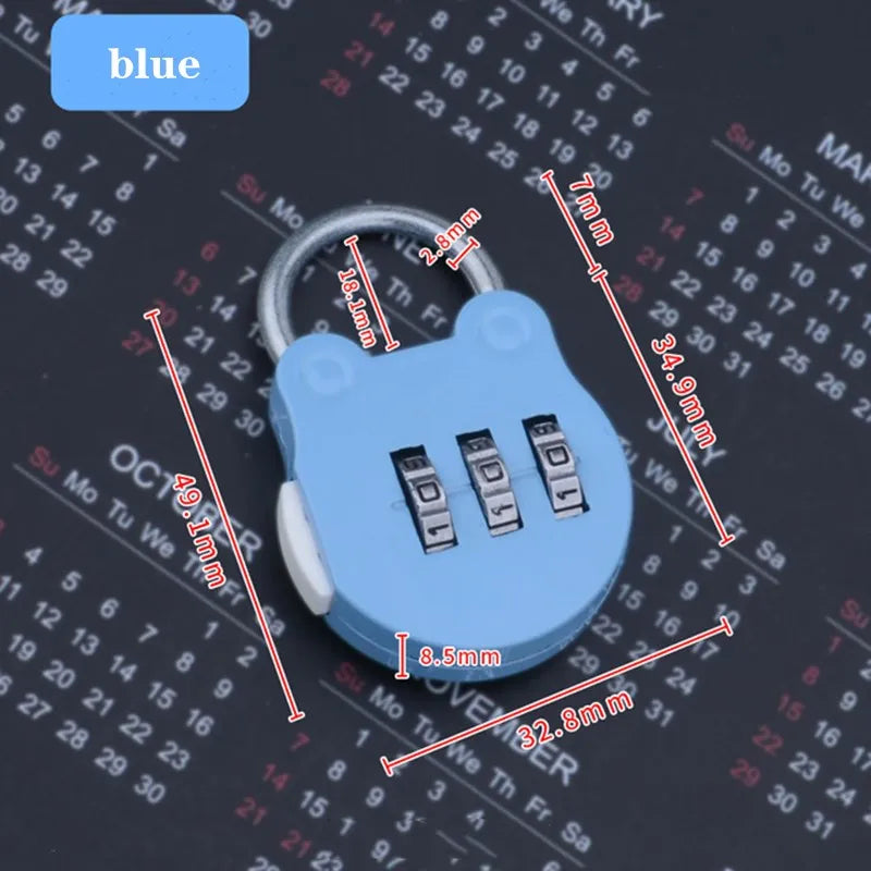 Cadenas à Code 3 Chiffres en Alliage de Zinc – Sécurité Voyage et Casier
