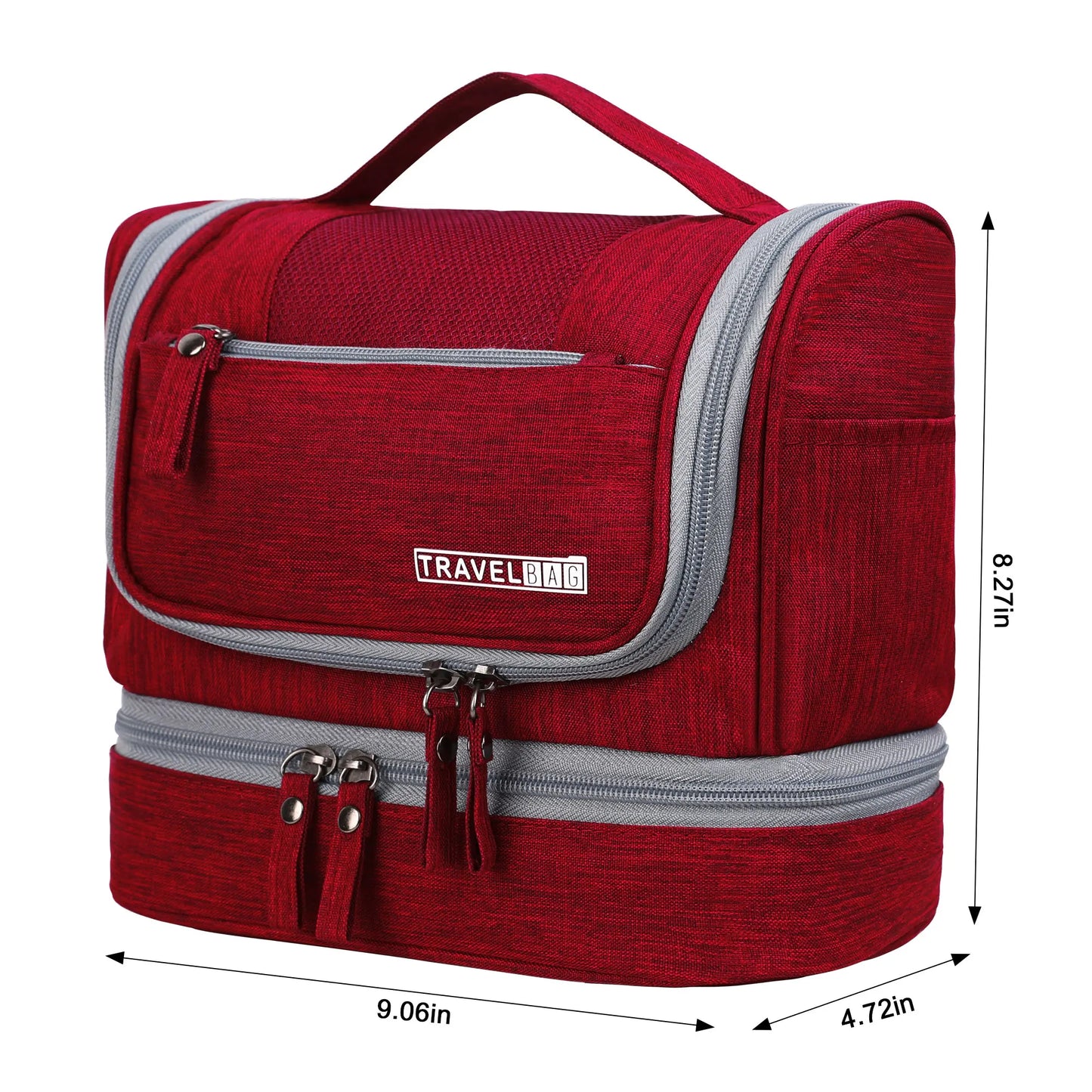 Trousse de toilette de voyage avec crochet suspendu