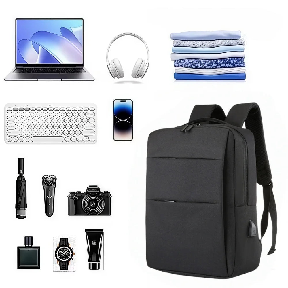 Sac à dos ordinateur Oxford imperméable avec port USB