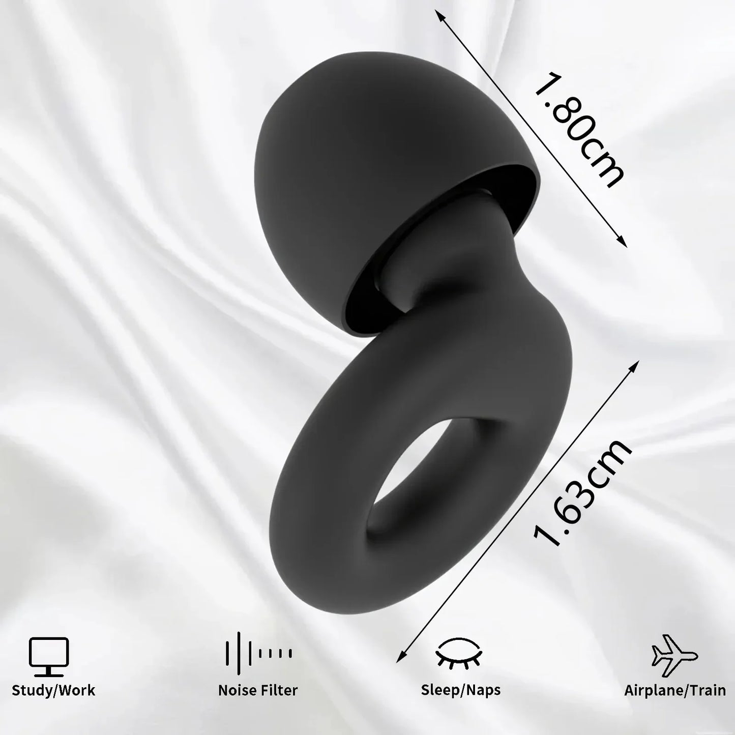 Bouchons d’Oreilles Réutilisables en Silicone