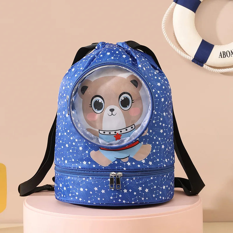 Sac enfant séparation sec et humide cartoon