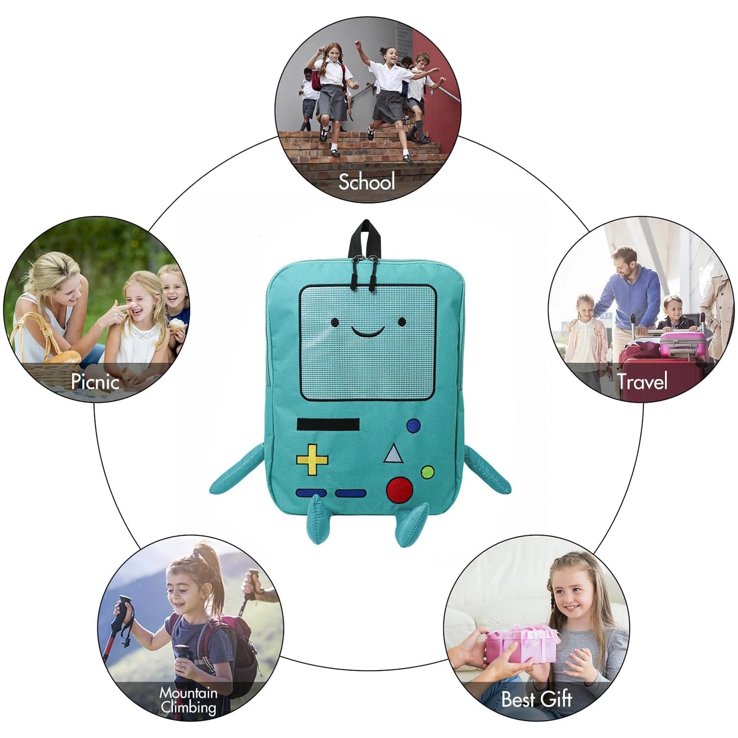 Sac à dos enfant Adventure Time BMO