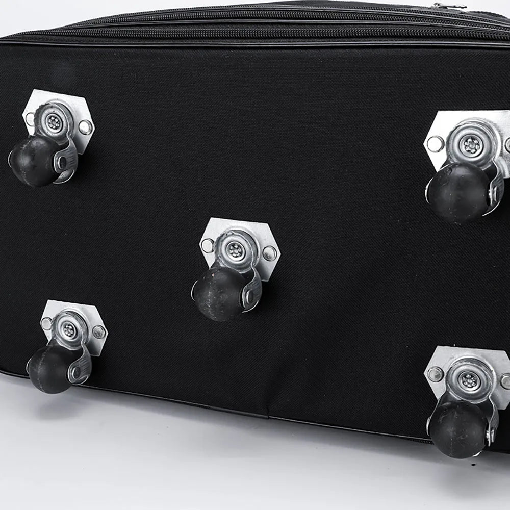 Sac de Voyage Trolley Noir Extensible à Roulettes – Grande Valise Polyvalente
