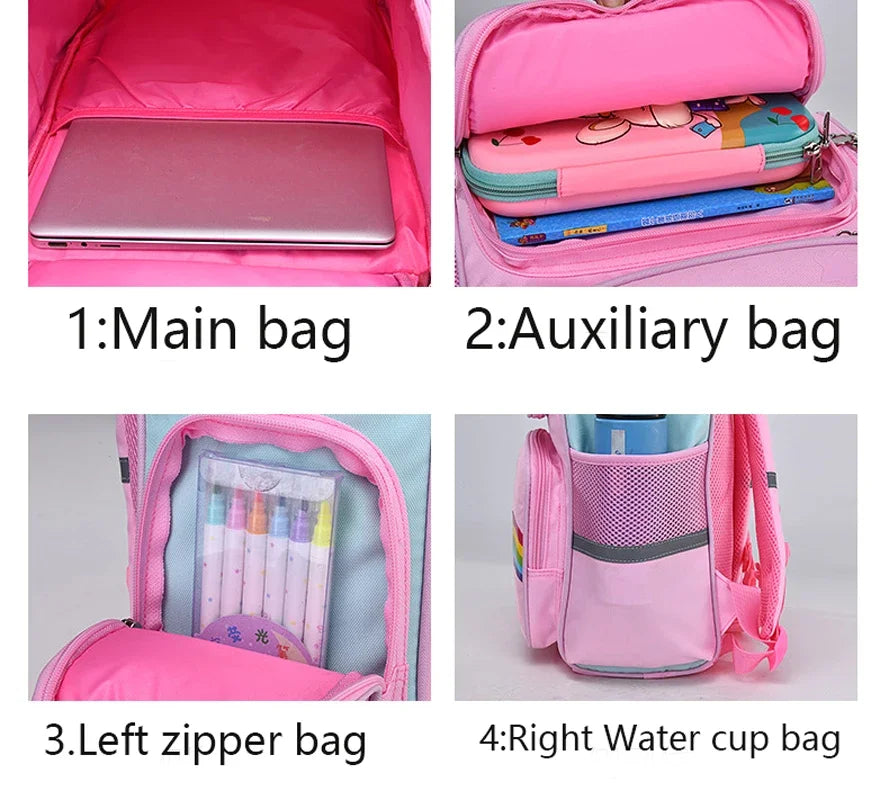 Sac à dos fille licorne waterproof grande capacité