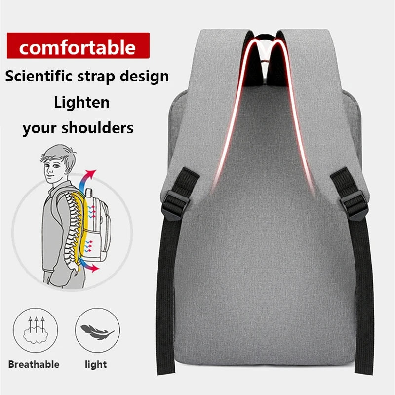 Sac à Dos Ordinateur Imperméable Oxford 15.6" avec Port USB
