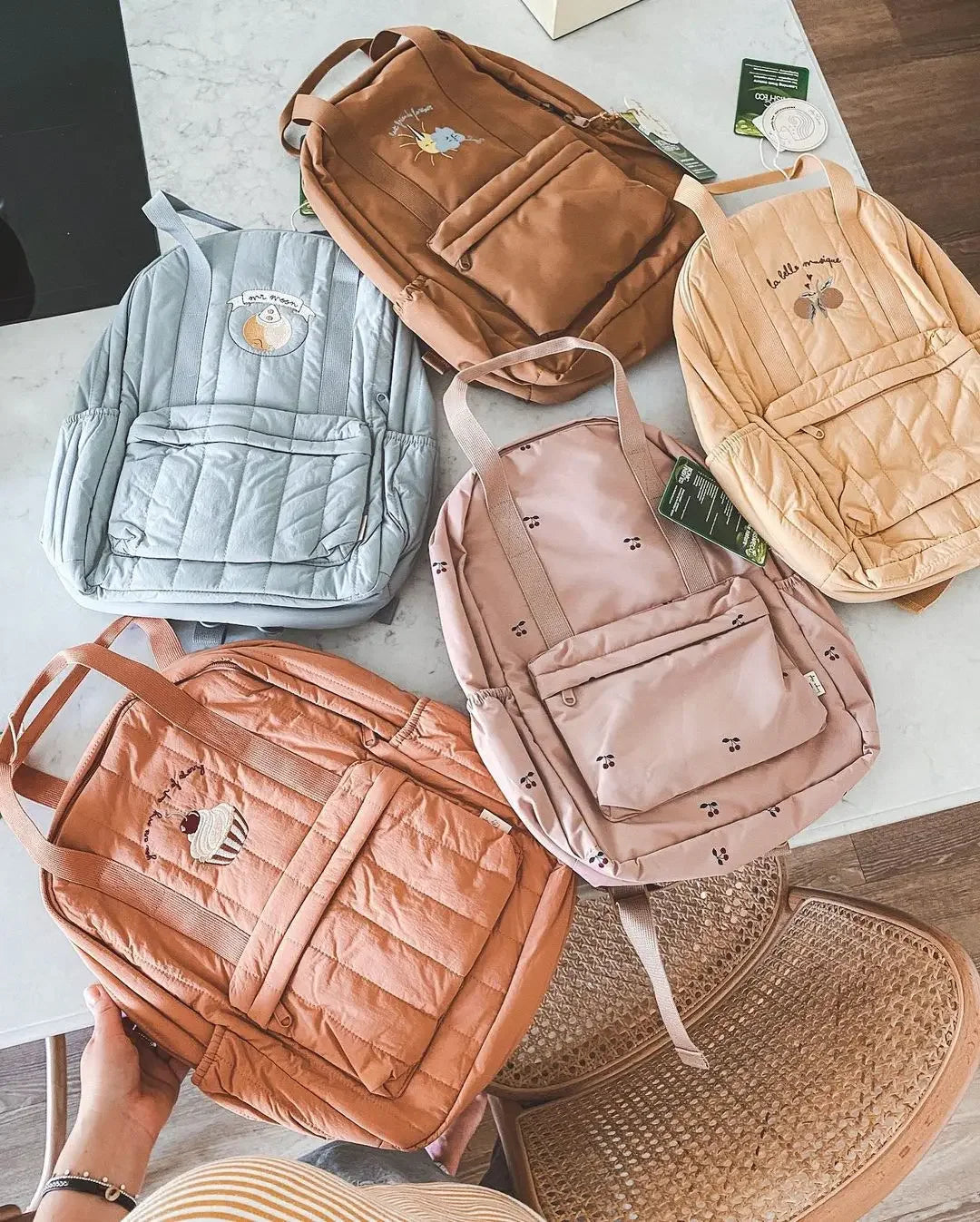 Sac à dos enfant coton imperméable parent enfant