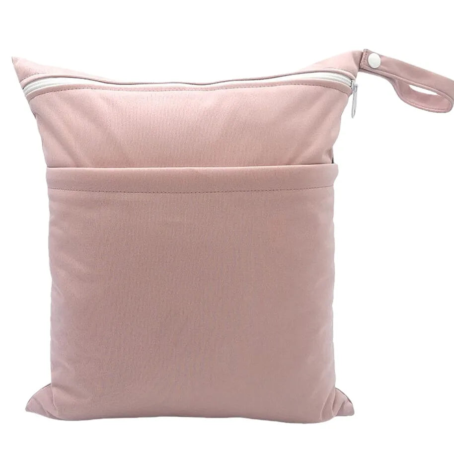 Sac bébé étanche réutilisable deux compartiments rangement couches et vêtements
