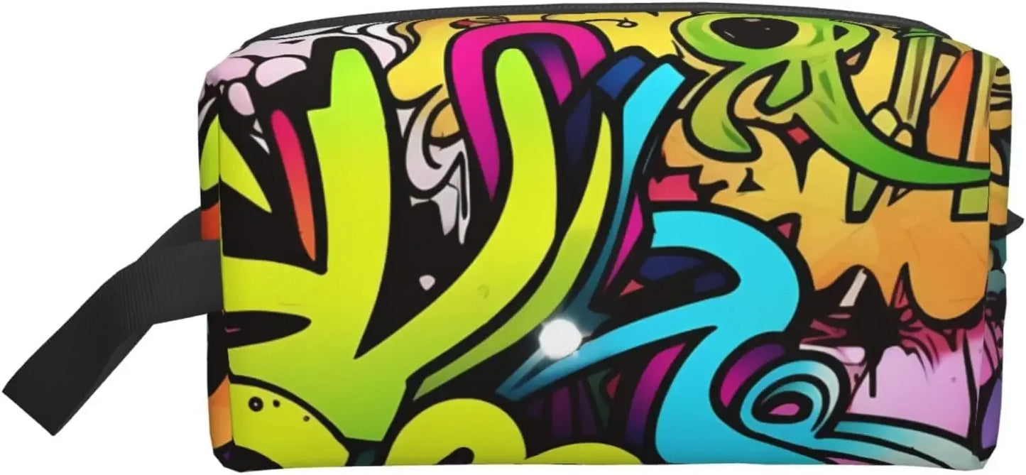 Trousse enfant graffiti coloré rangement école et loisirs