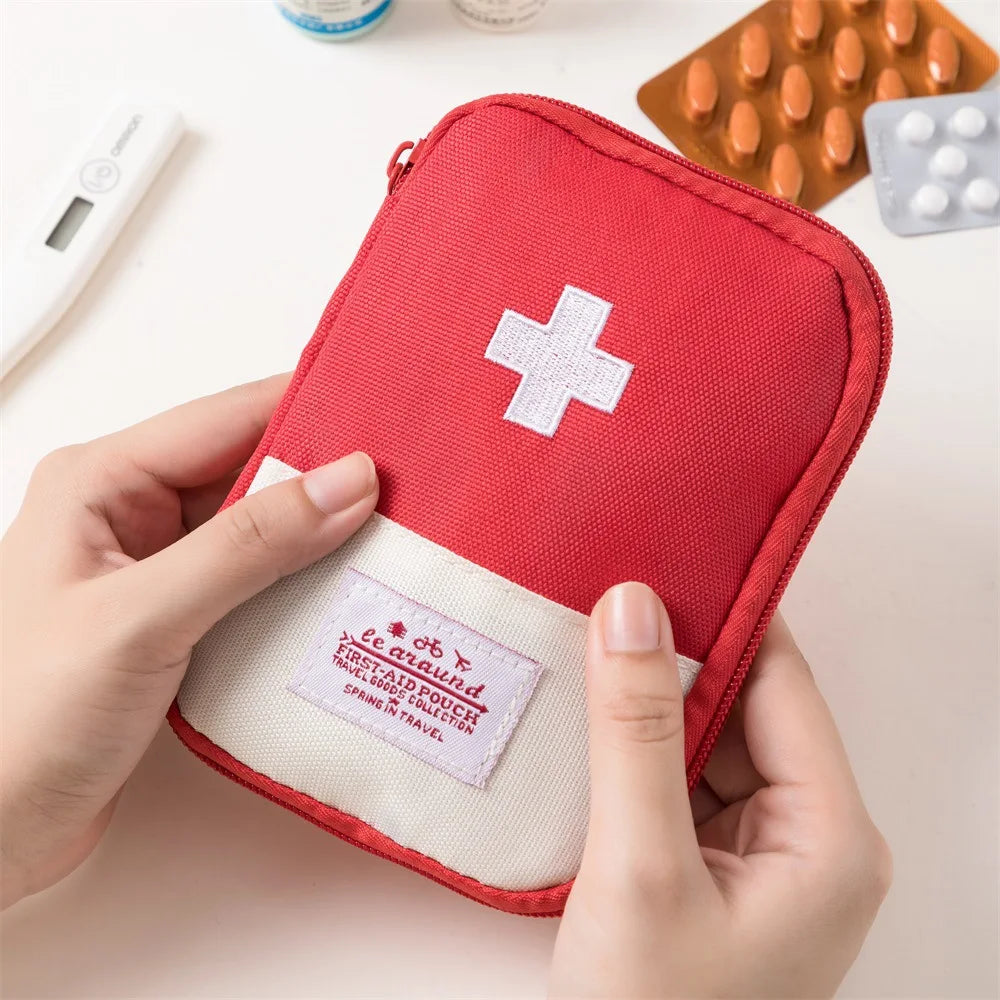 Pochette Médicale d’Urgence en Oxford – Trousse de Premiers Secours Portable