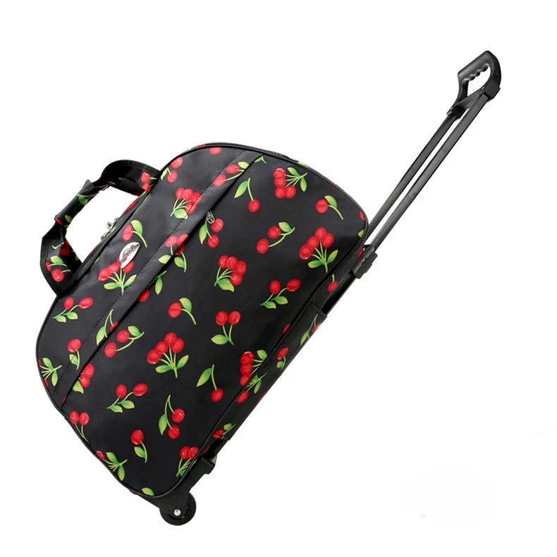 Valise Trolley 52 cm à roulettes – Sac de voyage unisexe