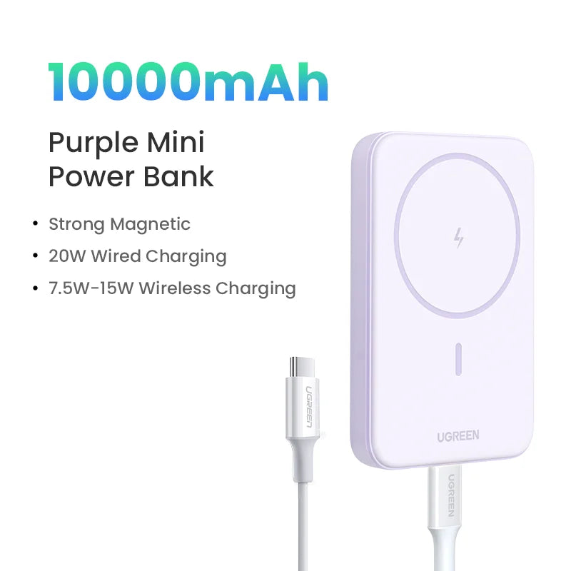 Batterie Externe Magnétique UGREEN 10000mAh PD20W