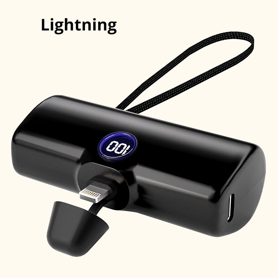 Mini Batterie Externe Liboer 5000mAh – Charge Rapide Compacte
