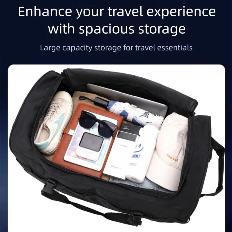 Sac de Voyage Duffel à roulettes pliable 65 cm – Grande capacité