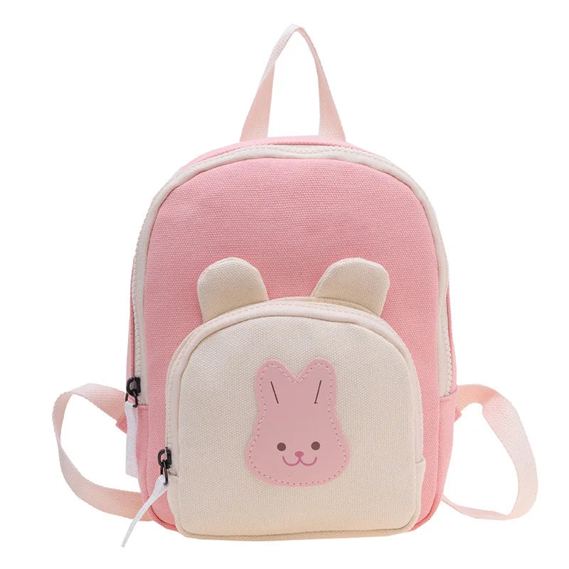 Sac à dos enfant kawaii en toile avec animaux