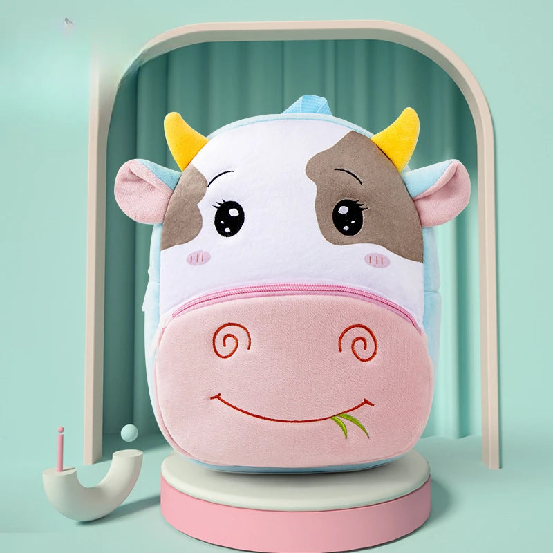 Sac à dos enfant animaux en peluche maternelle