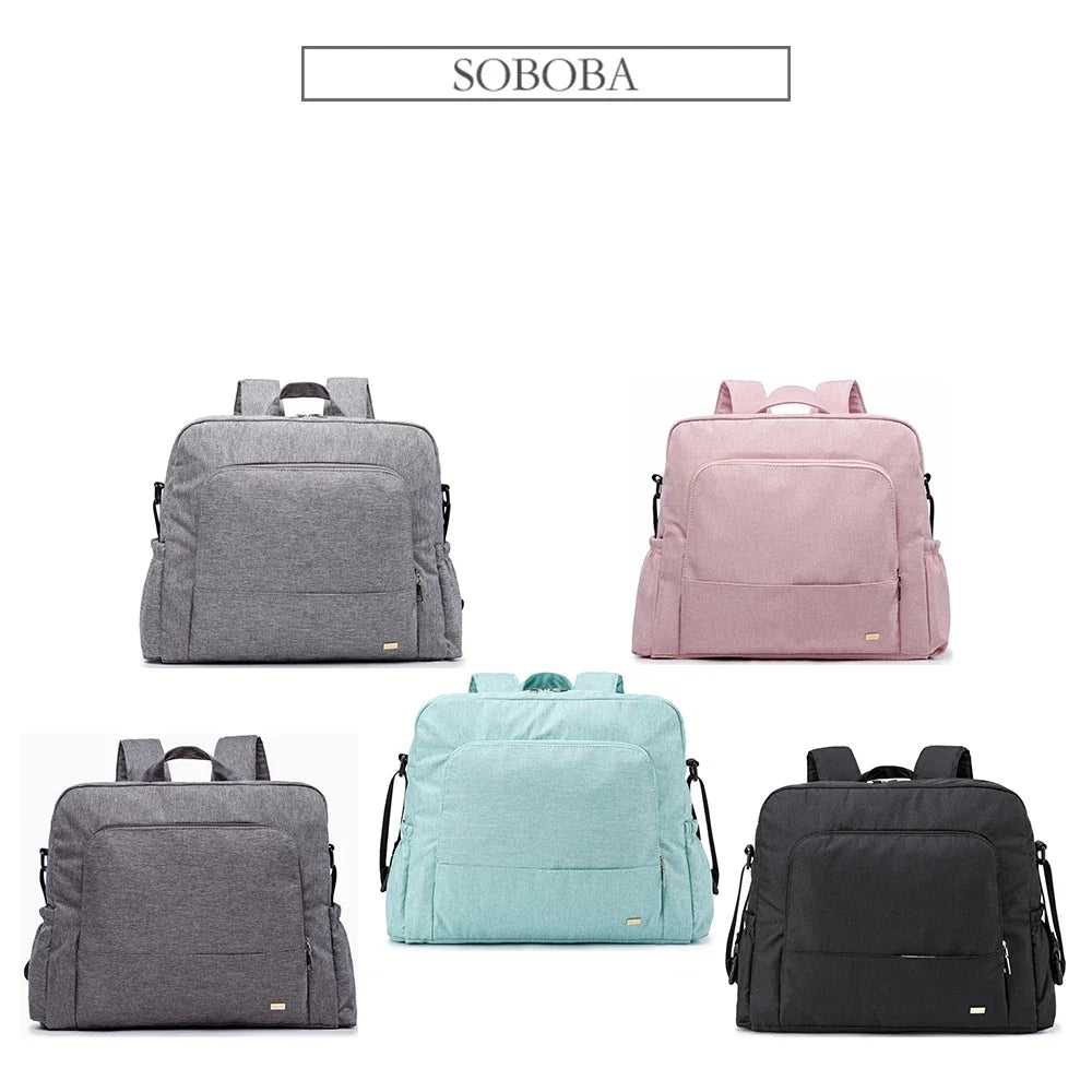 Sac à dos à langer Soboba – Élégance et praticité pour parents organisés