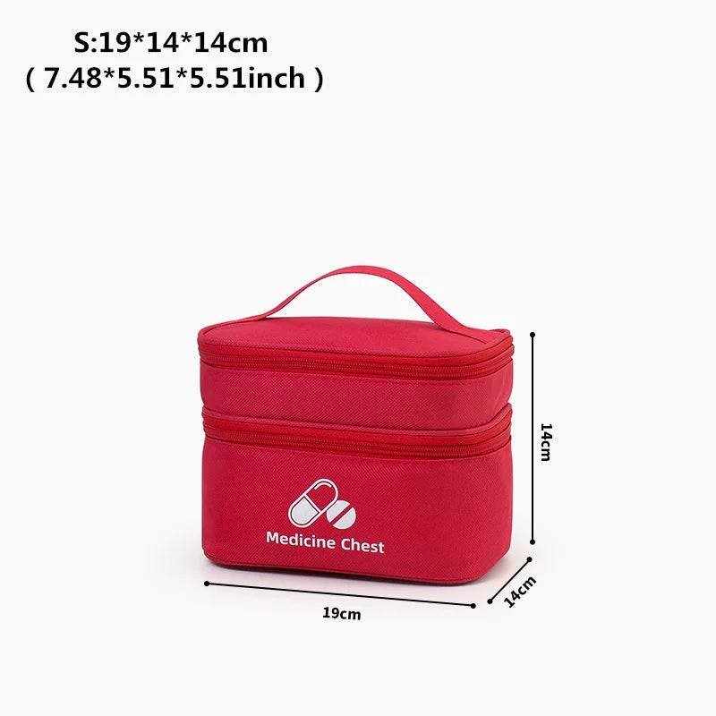 Grande Trousse Médicale de Voyage à Double Compartiment