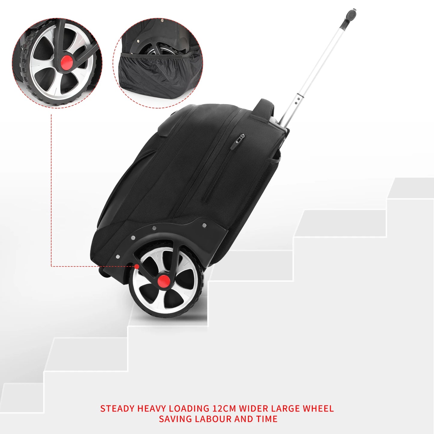 Sac à Dos Trolley 20’’ avec roulettes et compartiment PC