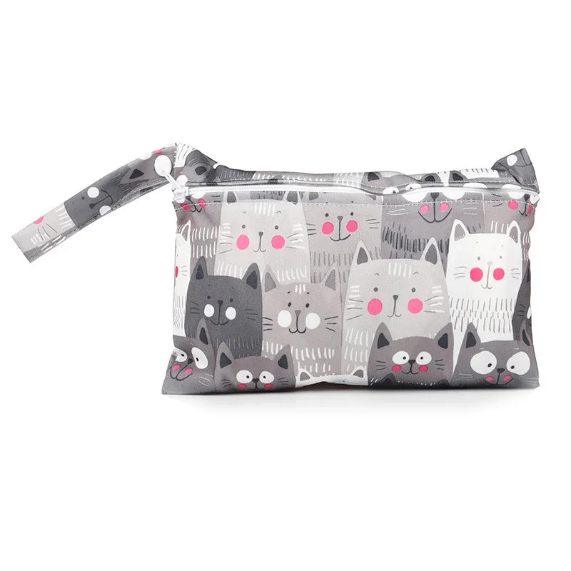 Sac bébé étanche imprimé rangement couches et accessoires