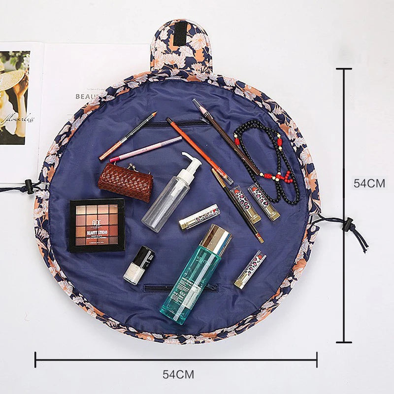 Trousse de Maquillage à Cordon – Sac Cosmétique Imperméable Grande Capacité